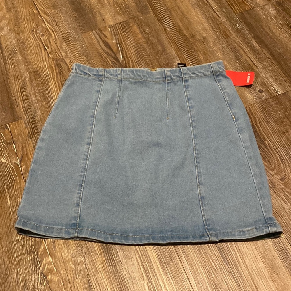 DENIM MINI SKIRT
